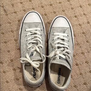 Converse Gray Low-Top Sneakers